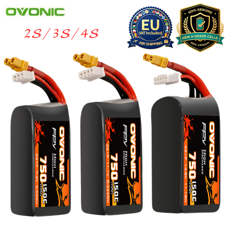 HOT OVONIC 150C 750mAh 7.4V/11 - Drone Battery 3S 评论和价格