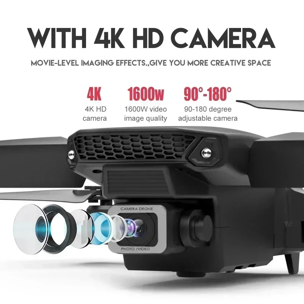 2025 E88Pro 4K RC Drone With 1 - Eachine Drone E58 评论和价格