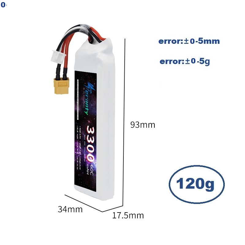 2S 7.4V LiPo Battery 3300mAh 6 - Drone Battery 3S 评论和价格