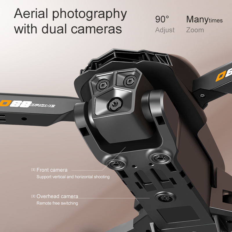New D88 Drone 8K HD Dual Camer - Jjrc Drone X12 评论和价格