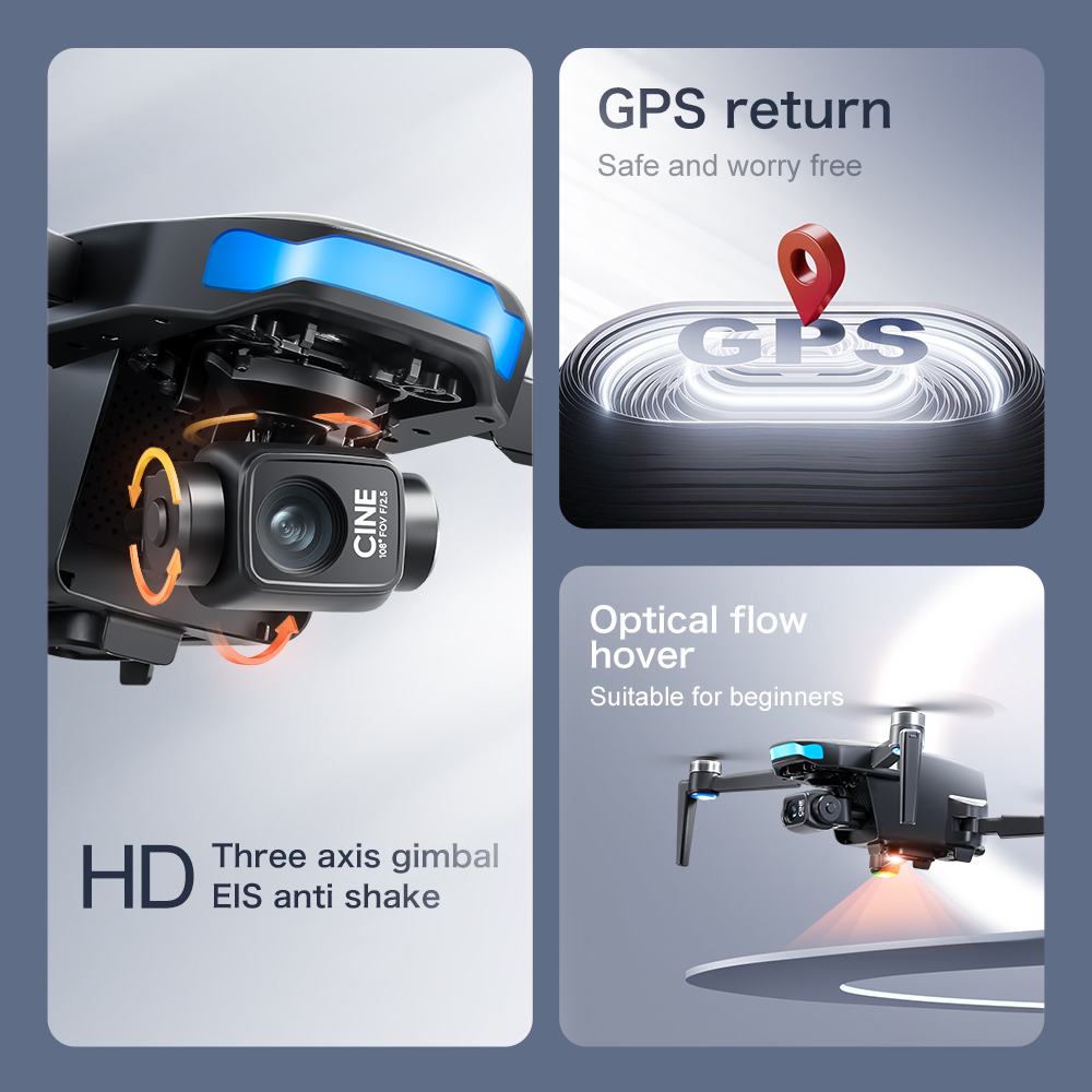 Original S-X1 GPS Drone 8KHD p - Jjrc Drone X12 评论和价格