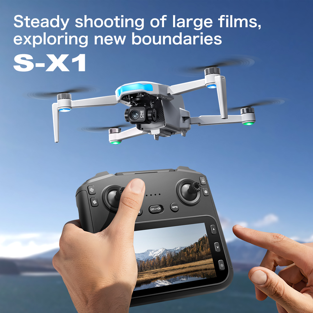 Original S-X1 GPS Drone 8KHD p - Jjrc Drone X12 评论和价格