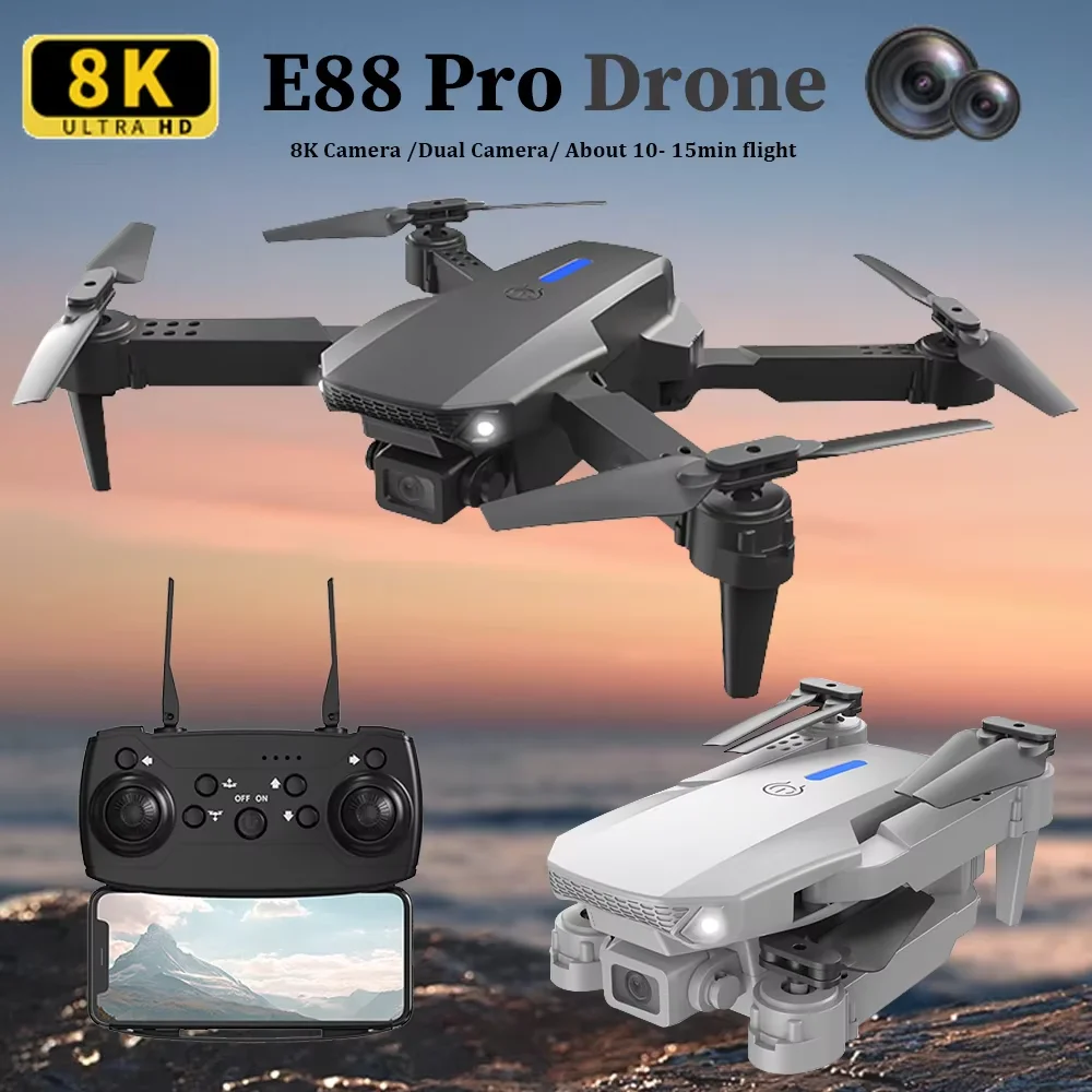 2025 E88 Professional HD 4K RC - Eachine Drone E58 评论和价格